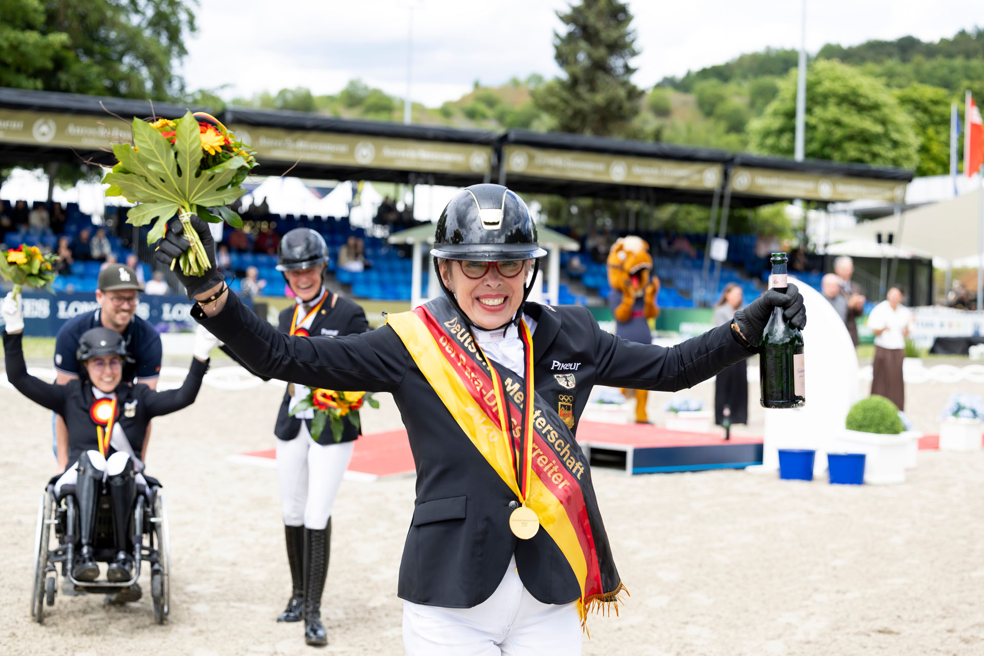 Longines Balve Optimum 2026. Deutsche Meisterin Heidemarie Dresing. Foto: Thomas Hellmann