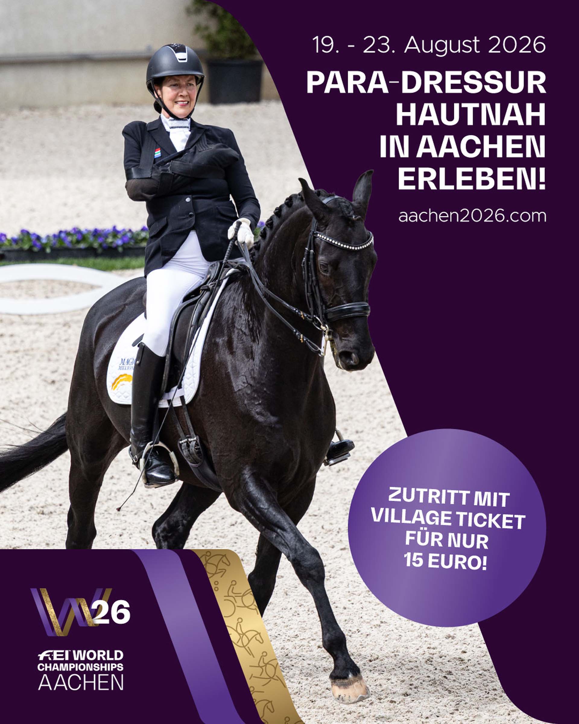 WM Aachen 2026 | Village Ticket inkl. Para-Dressur